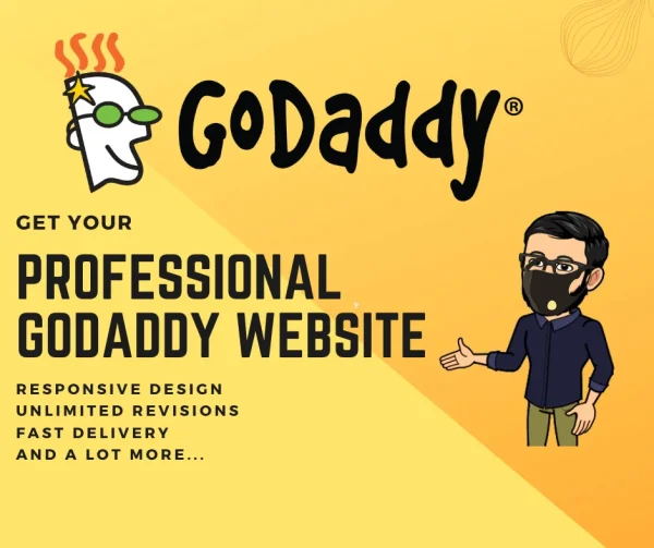 Develop a professional and responsive godaddy website